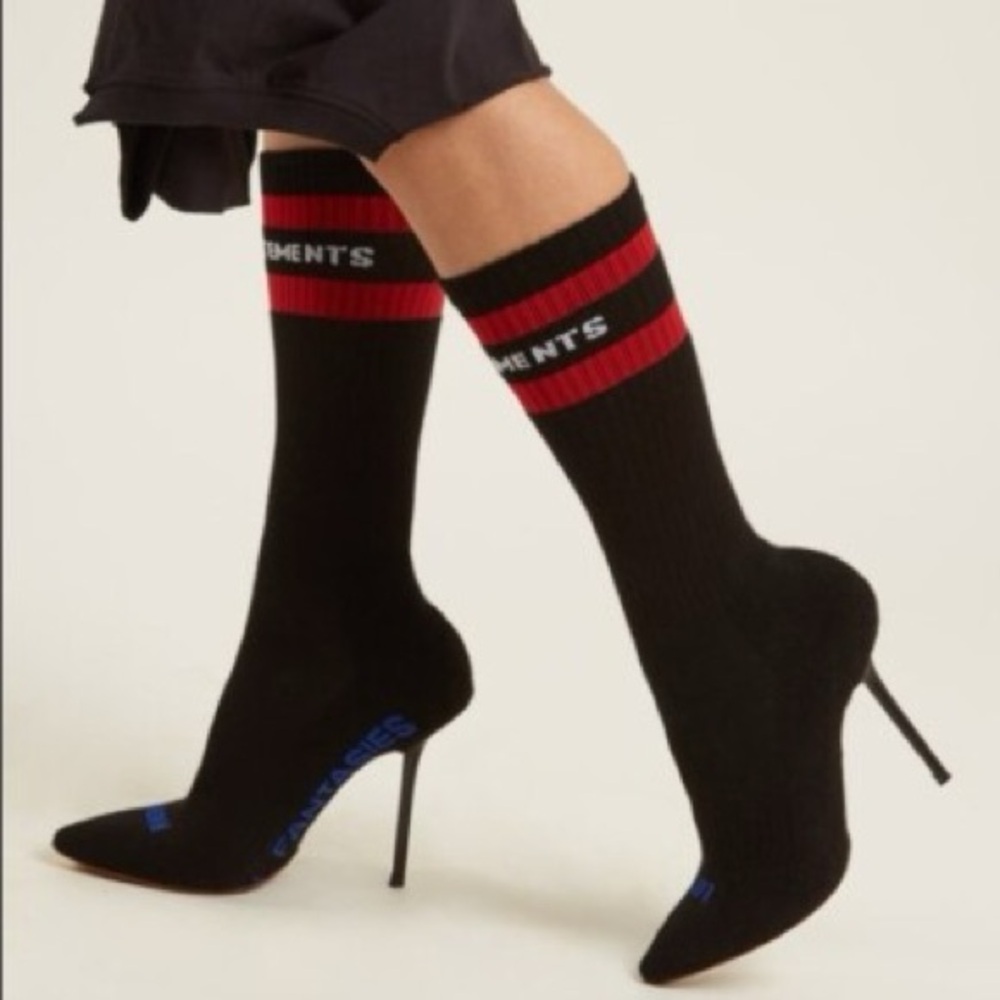 $1169 Vetements Sock Heels 35 100% Authentic New